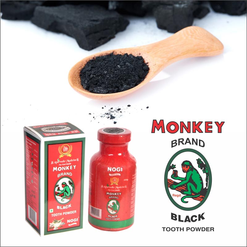 Monkey Brand Black Toothpowder