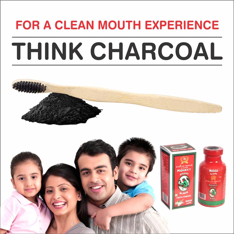 Monkey Brand Black Toothpowder